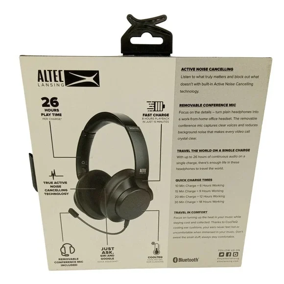 Altec Lansing Comfort Q Noise C 12 hrs working, 30anceling Wireless
